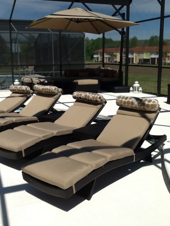 extended patio and furniture